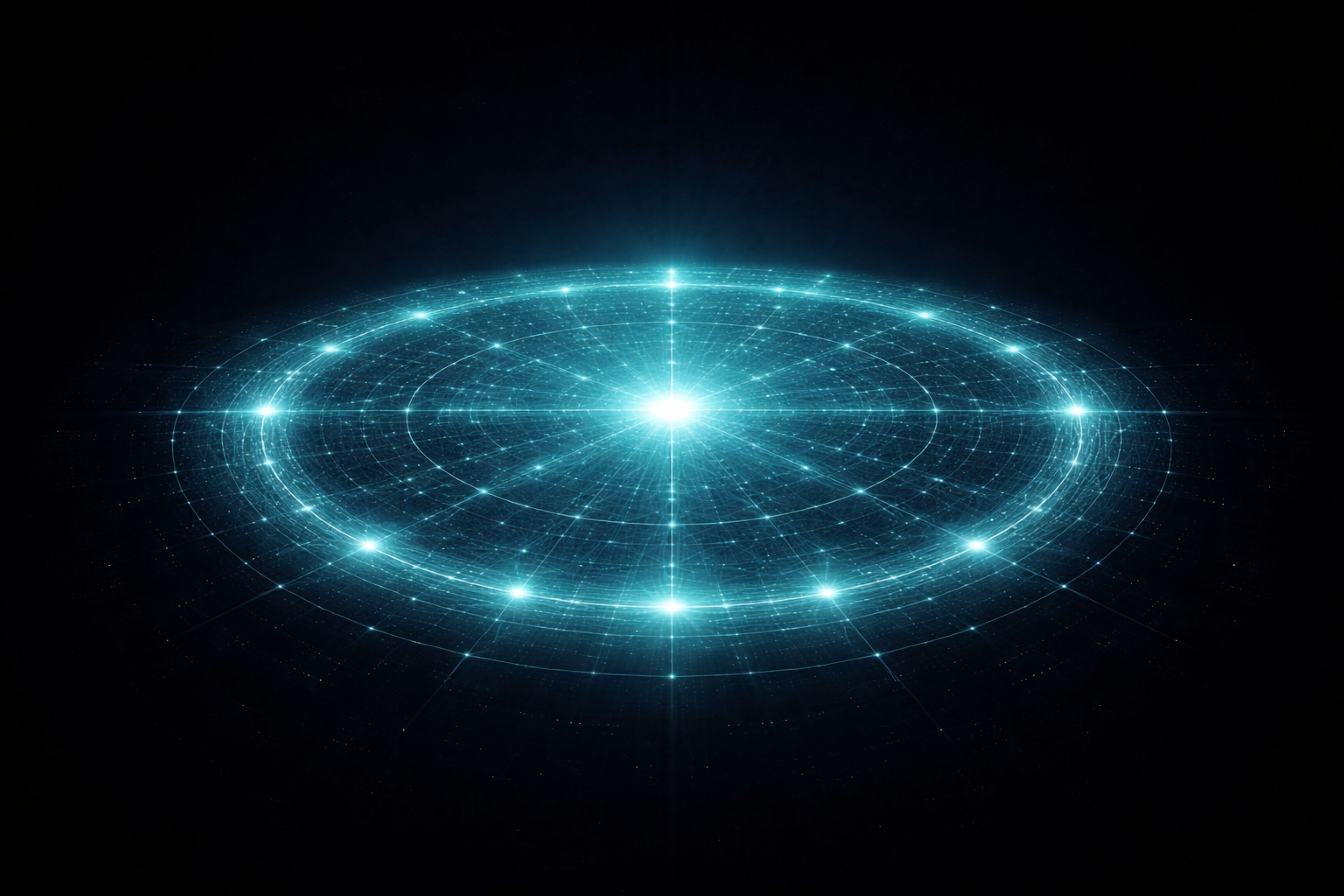 Blue governance control image representing controlled propagation and system oversight