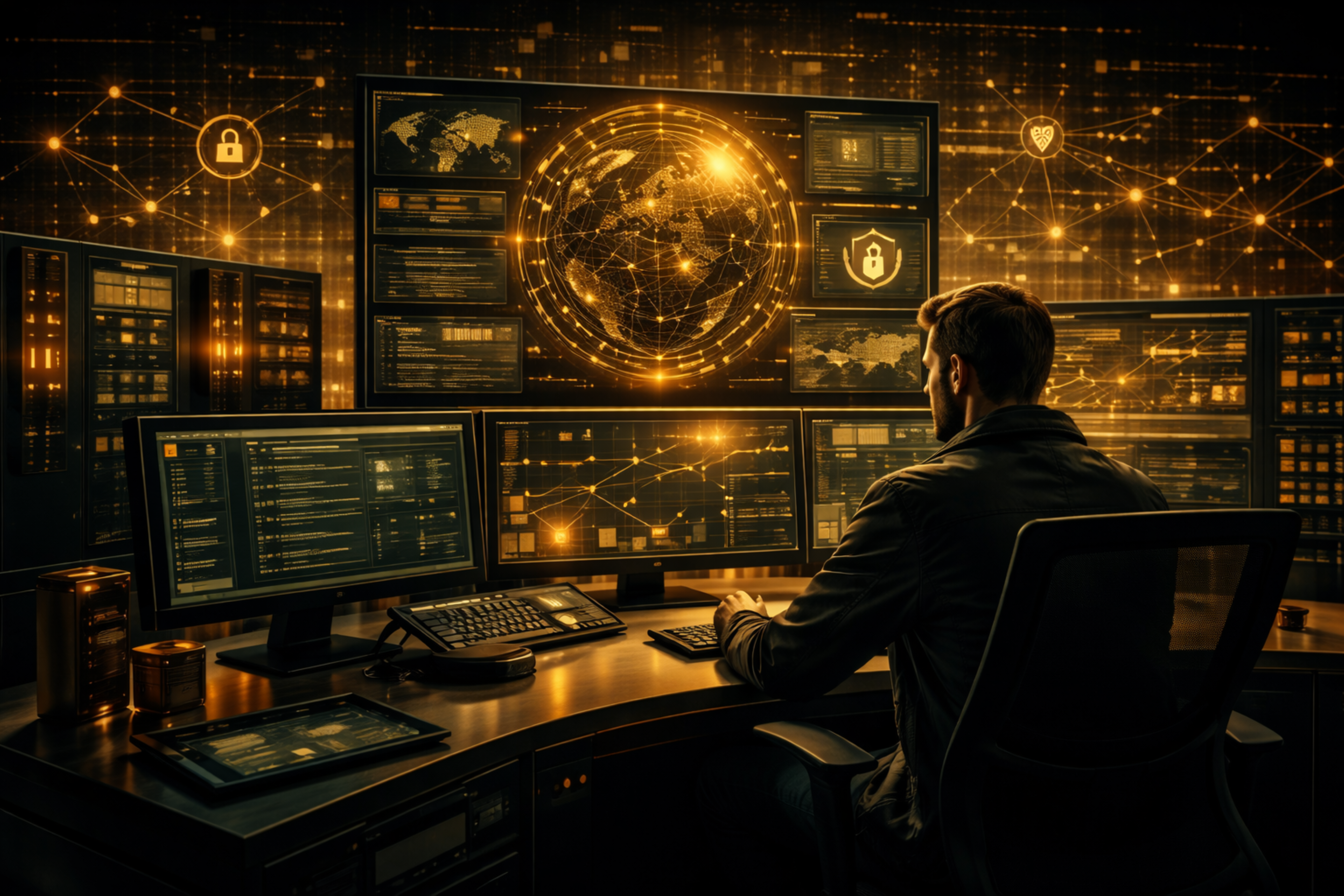 Human operator guiding a digital infrastructure system